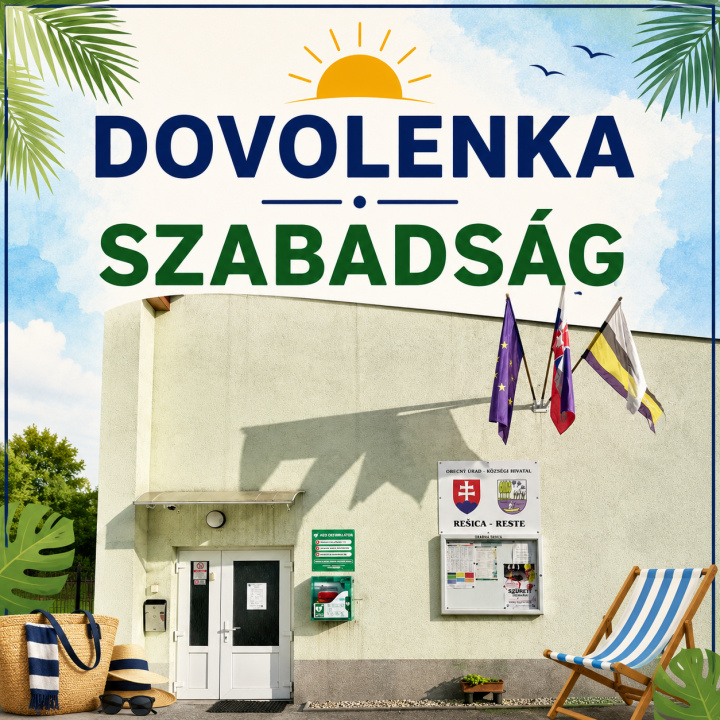 DOVOLENKA - SZABADSÁG 08.07.2026 - 23.07.2026