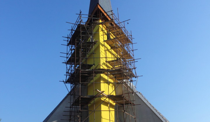 Nový kostol - výstavba