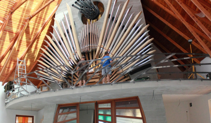 Nový kostol - výstavba