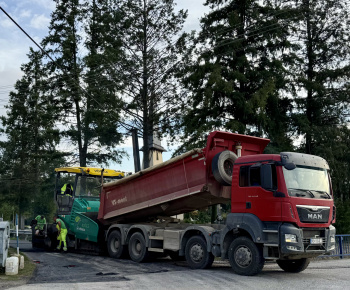Aktuality / Rekonštrukcia komunikácie obec Rešica - foto