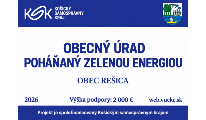 OBECNÝ ÚRAD POHÁŇANÝ ZELENOU ENERGIOU