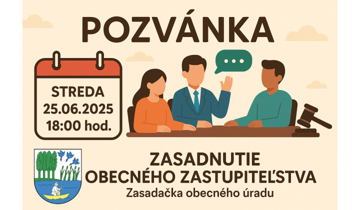 POZVÁNKA na zasadnutie obecného zastupiteľstva obce Rešica