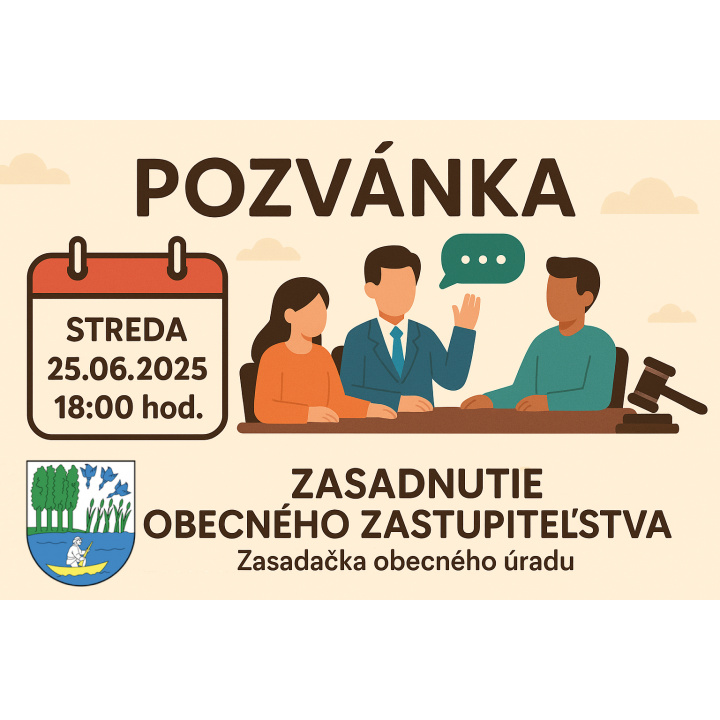 POZVÁNKA na zasadnutie obecného zastupiteľstva obce Rešica
